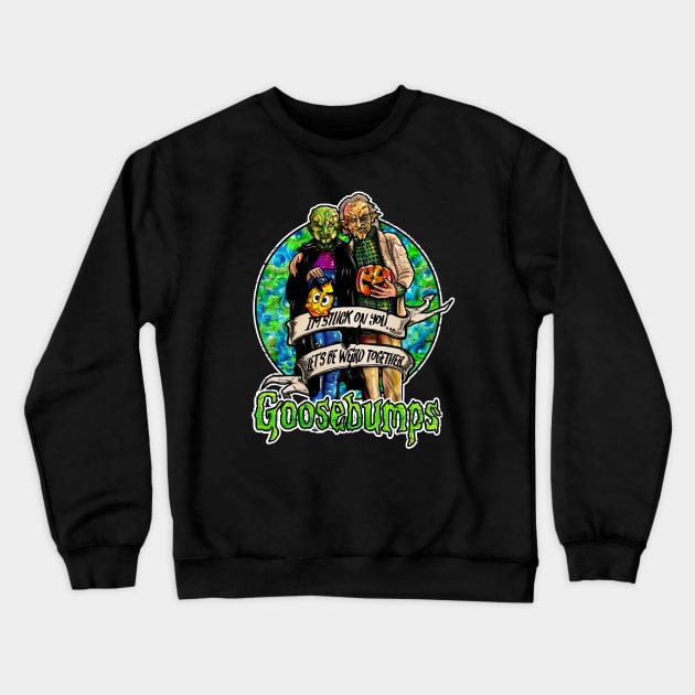 Goosebumps The Haunted Masks. Crewneck Sweatshirt by Inking Imp